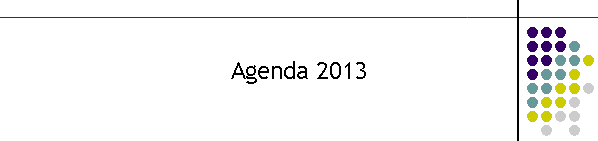 Agenda 2013