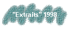 "Extraits" 1998